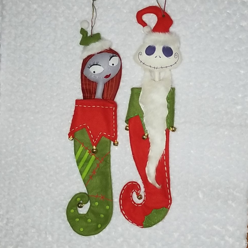 Nightmare Before Christmas Jack & Sally Stockings